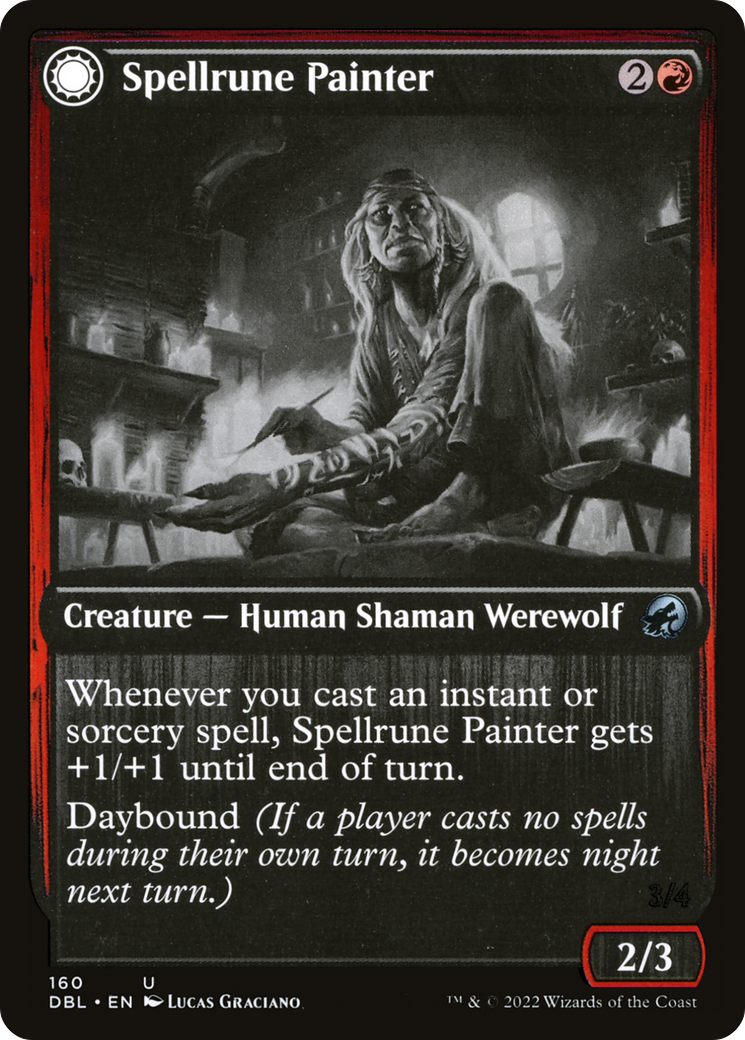 Spellrune Painter // Spellrune Howler (160) Foil - Innistrad: Double Feature