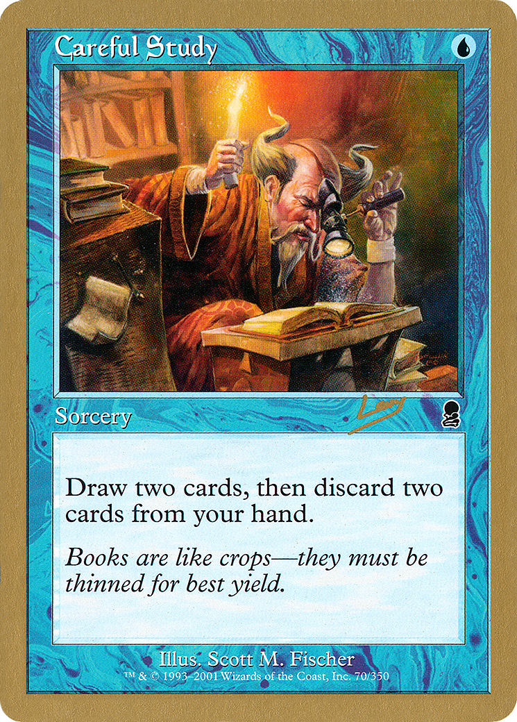 Careful Study (Retro) (rl70) - World Championship Decks 2002
