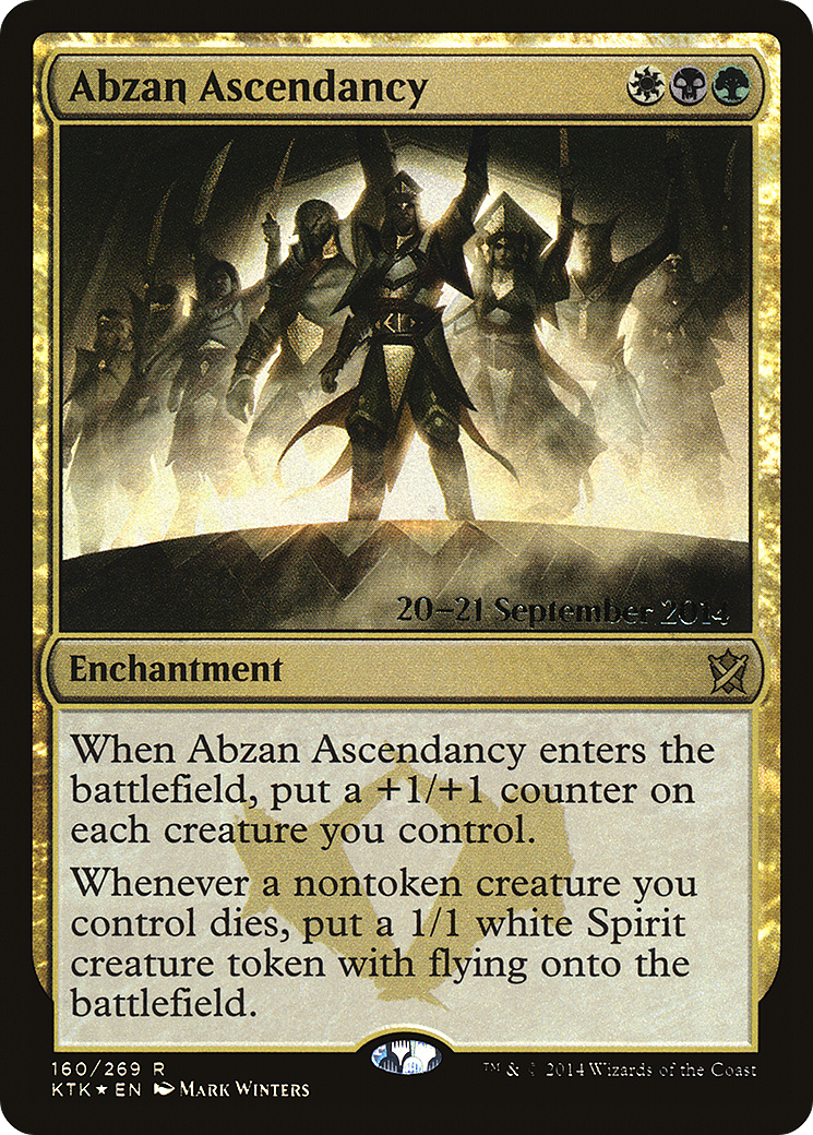 Abzan Ascendancy (160s) Foil - Khans of Tarkir Promos