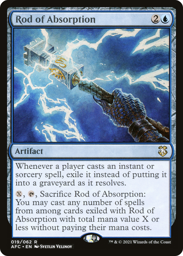Rod of Absorption (019) - Forgotten Realms Commander