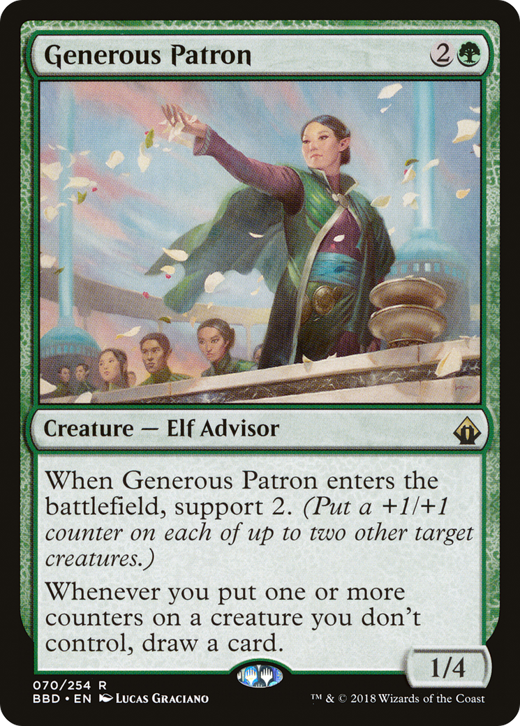 Generous Patron (070) Foil - Battlebond