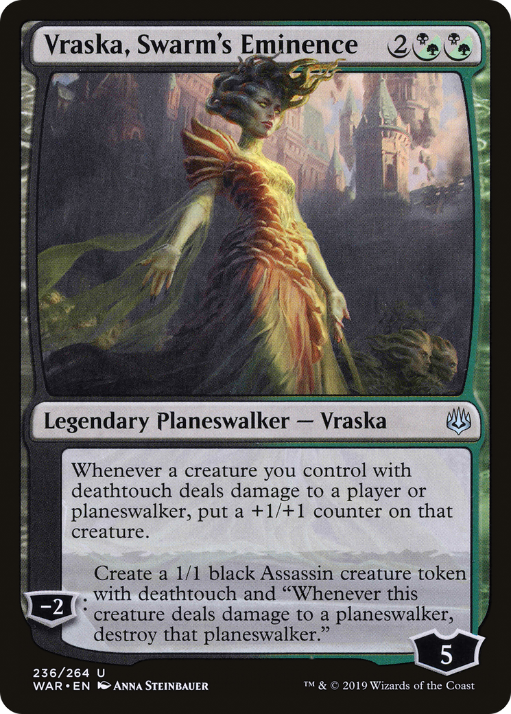 Vraska, Swarm's Eminence (236) Foil - War of the Spark