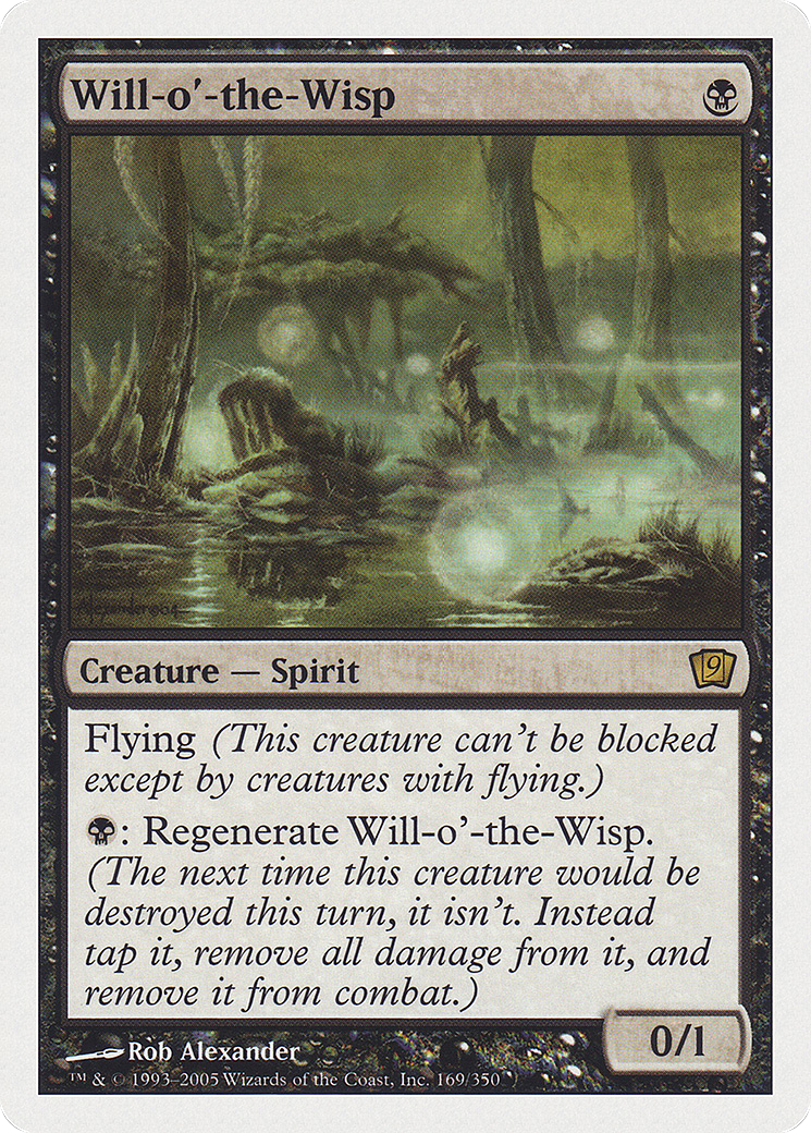 Will-o'-the-Wisp (169) Foil - Ninth Edition