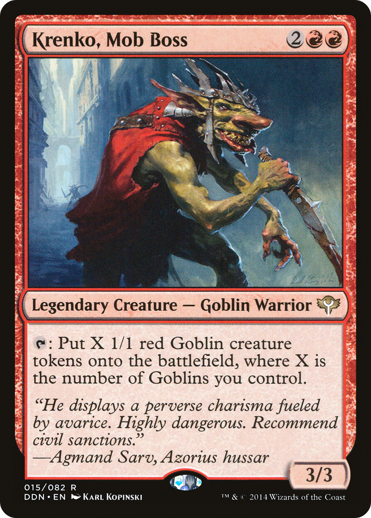 Krenko, Mob Boss (015) - Duel Decks: Speed vs. Cunning
