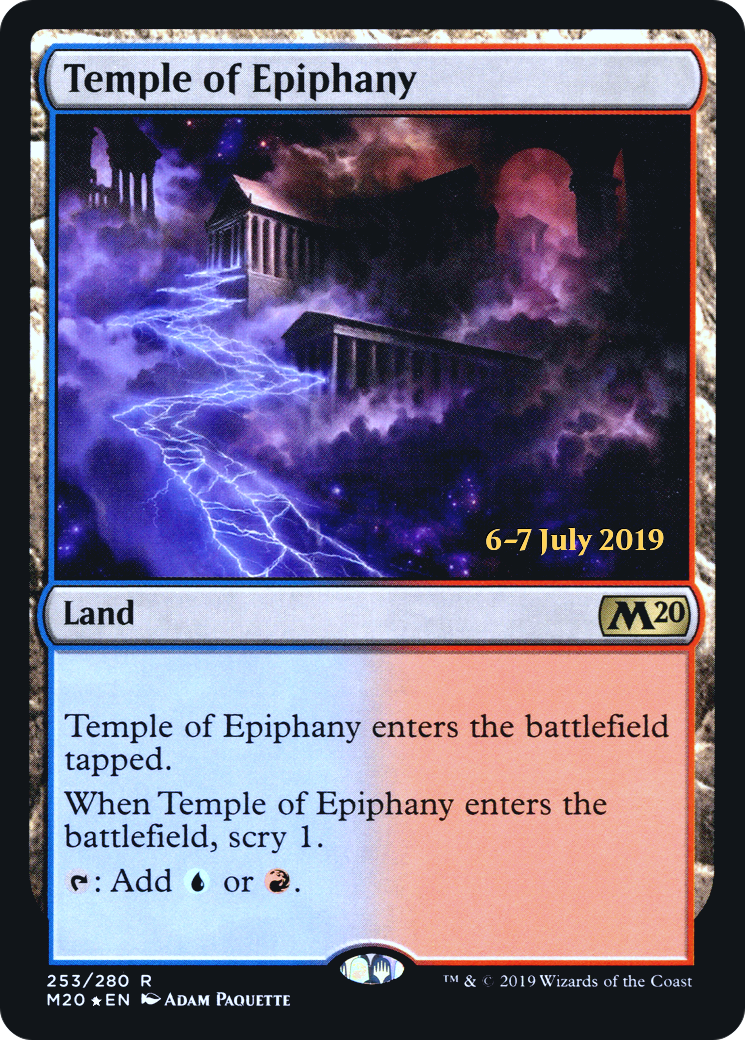 Temple of Epiphany (M20) (253) Foil - Core Set 2020 Promos