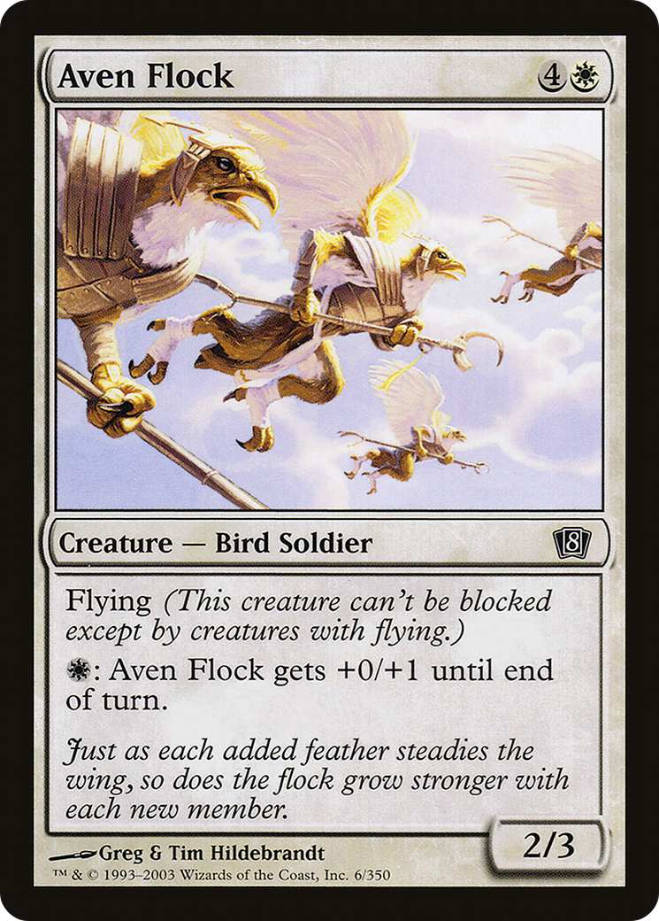 Aven Flock (006) Foil - Eighth Edition
