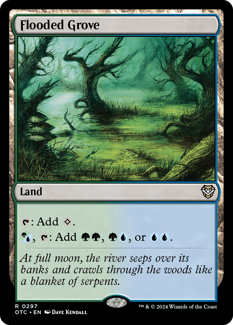 Flooded Grove (297) - Outlaws of Thunder Junction Commander