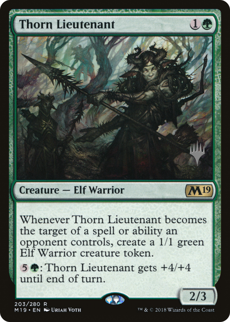 Thorn Lieutenant (203) Foil - Core Set 2019 Promos