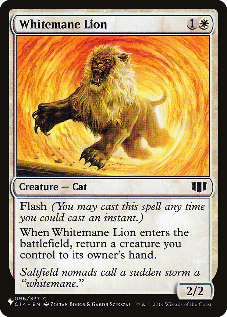Whitemane Lion (C14-96) - The List