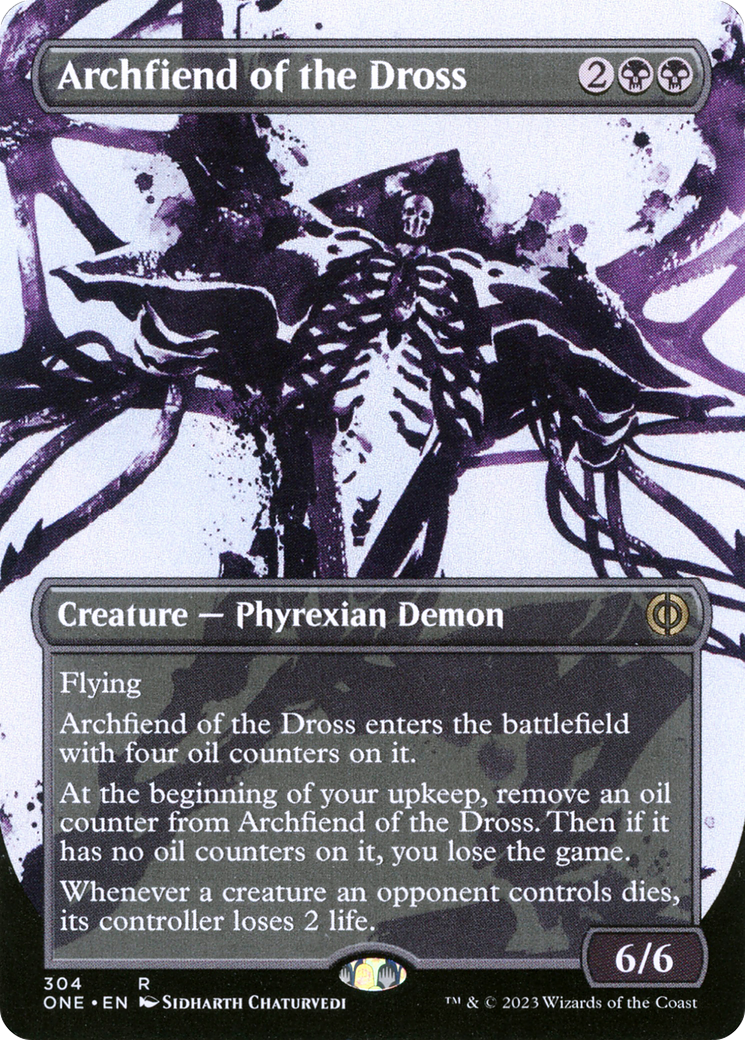 Archfiend of the Dross (Showcase) (304) - Phyrexia: All Will Be One