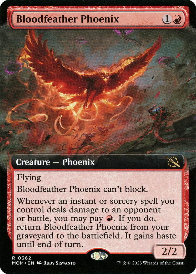 Bloodfeather Phoenix (Extended Art) (362) - March of the Machine