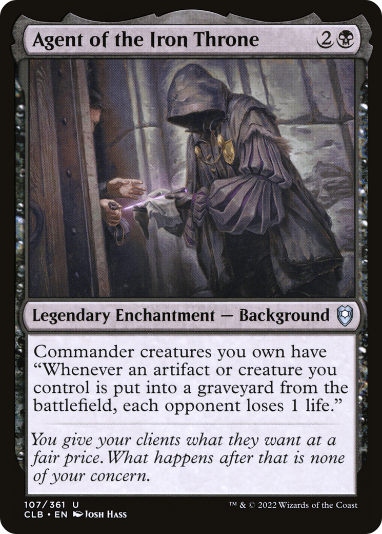 Agent of the Iron Throne (107) Foil - Commander Legends: Battle for Baldur's Gate