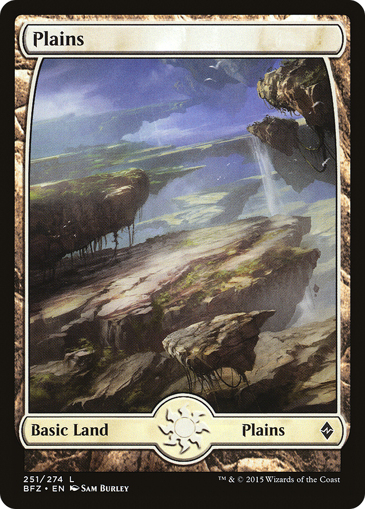Plains – Full Art (251) - Battle for Zendikar
