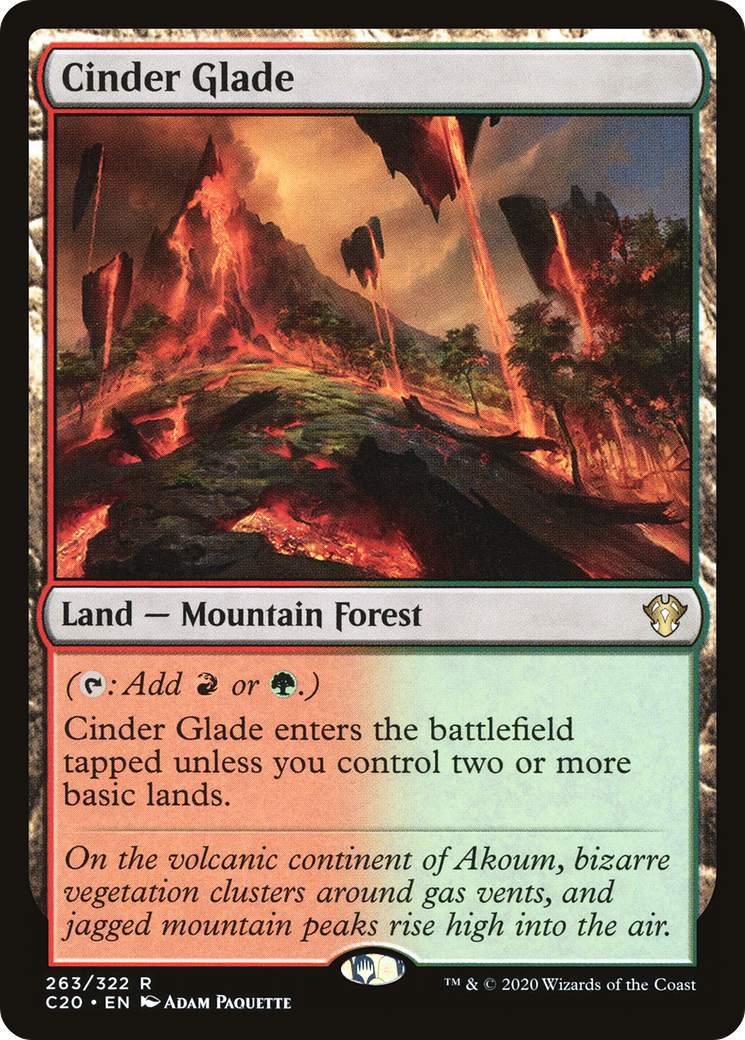 Cinder Glade (263) - Commander 2020