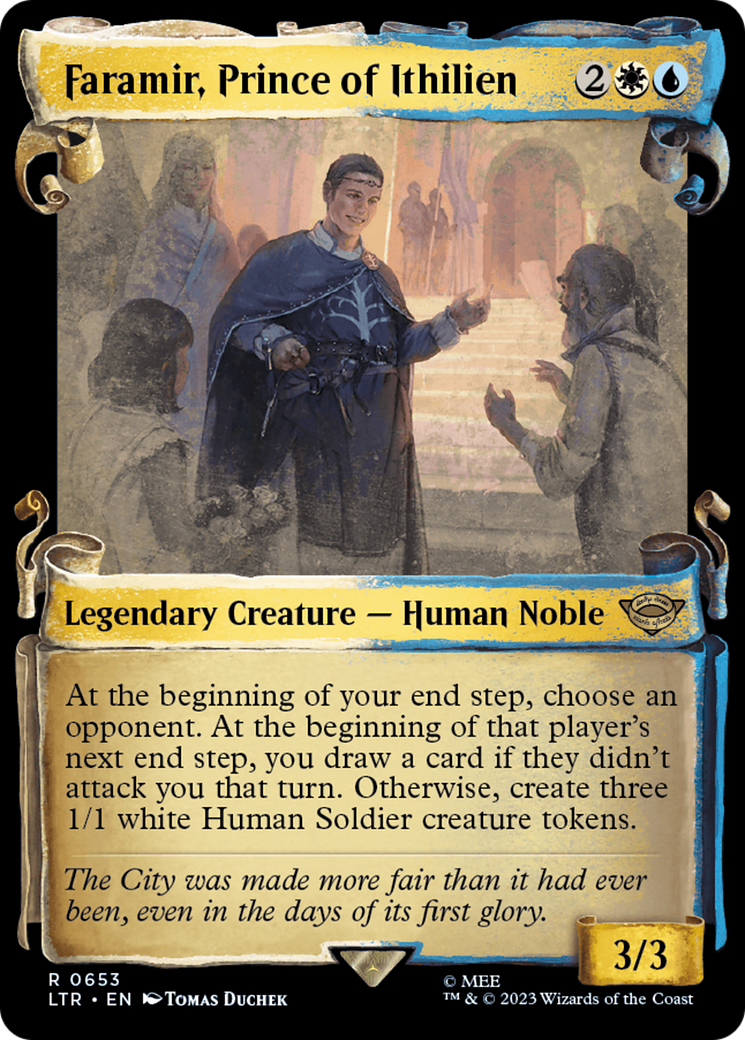 Faramir, Prince of Ithilien (Showcase) (653) Foil - The Lord of the Rings: Tales of Middle-earth