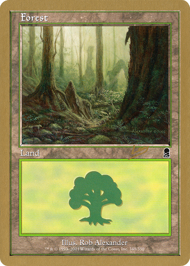 Forest (Retro) (rl348) - World Championship Decks 2002
