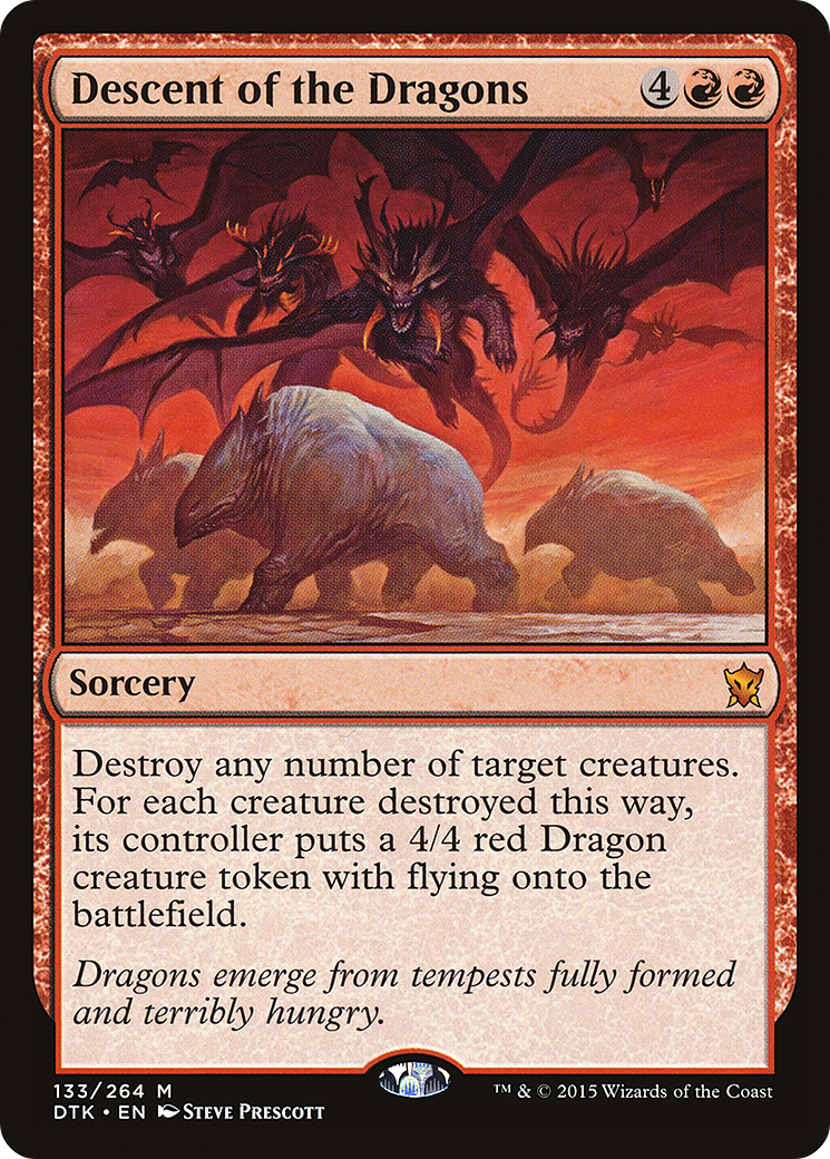 Descent of the Dragons (133) Foil - Dragons of Tarkir