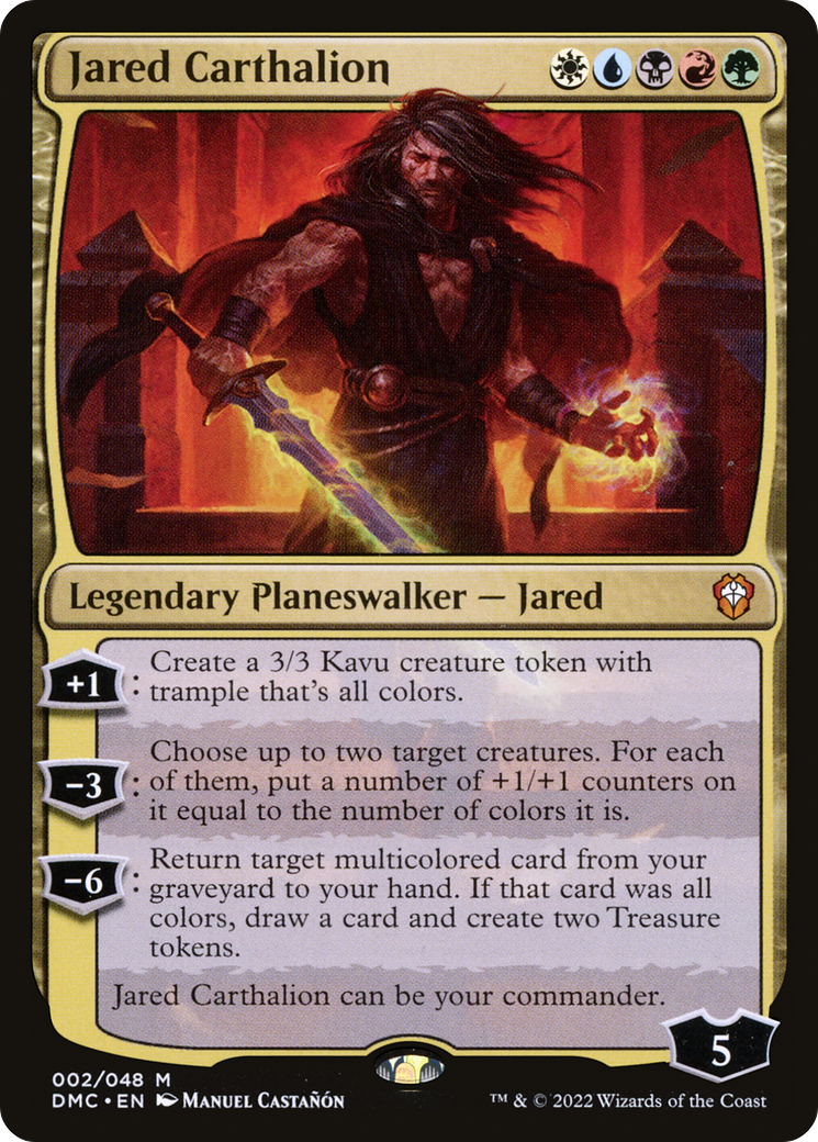 Jared Carthalion (002) Foil - Dominaria United Commander