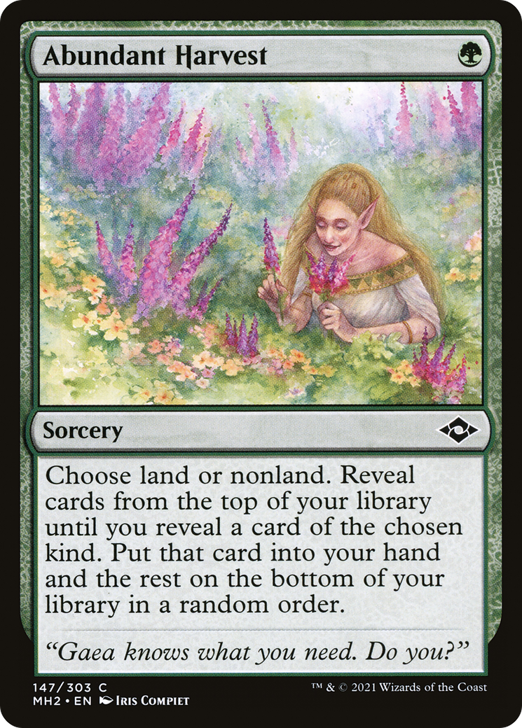 Abundant Harvest (147) Foil - Modern Horizons 2