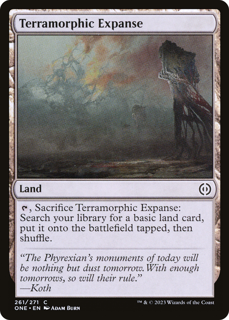 Terramorphic Expanse (261) Foil - Phyrexia: All Will Be One