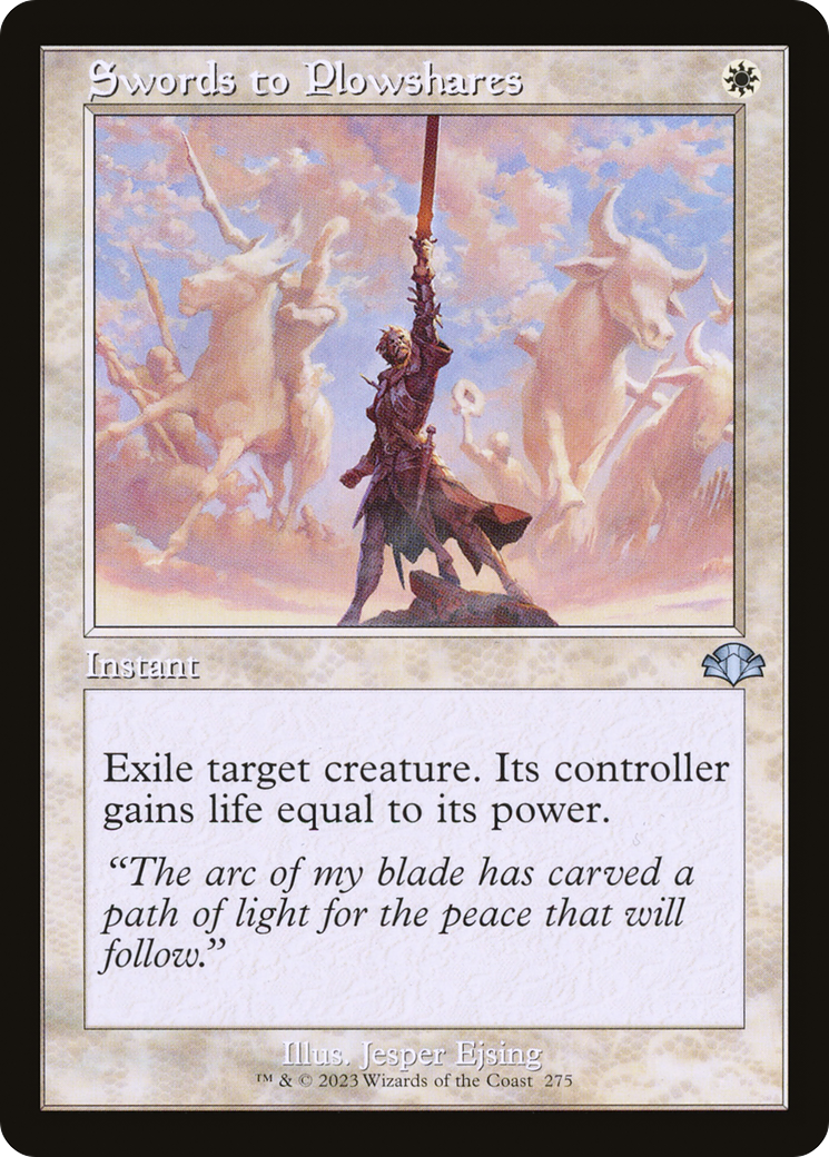 Swords to Plowshares (Retro) (275) Foil - Dominaria Remastered