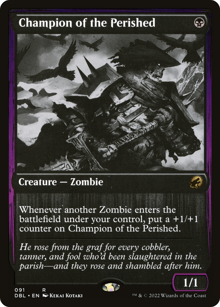 Champion of the Perished (091) Foil - Innistrad: Double Feature