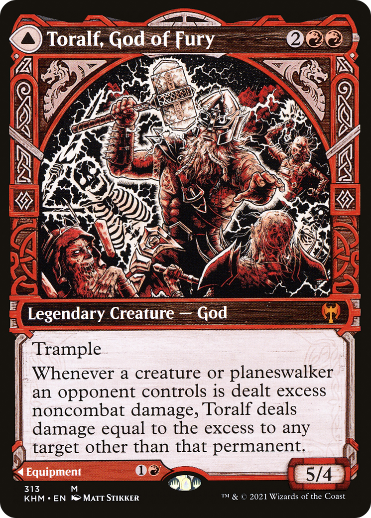 Toralf, God of Fury (Showcase) (313) - Kaldheim