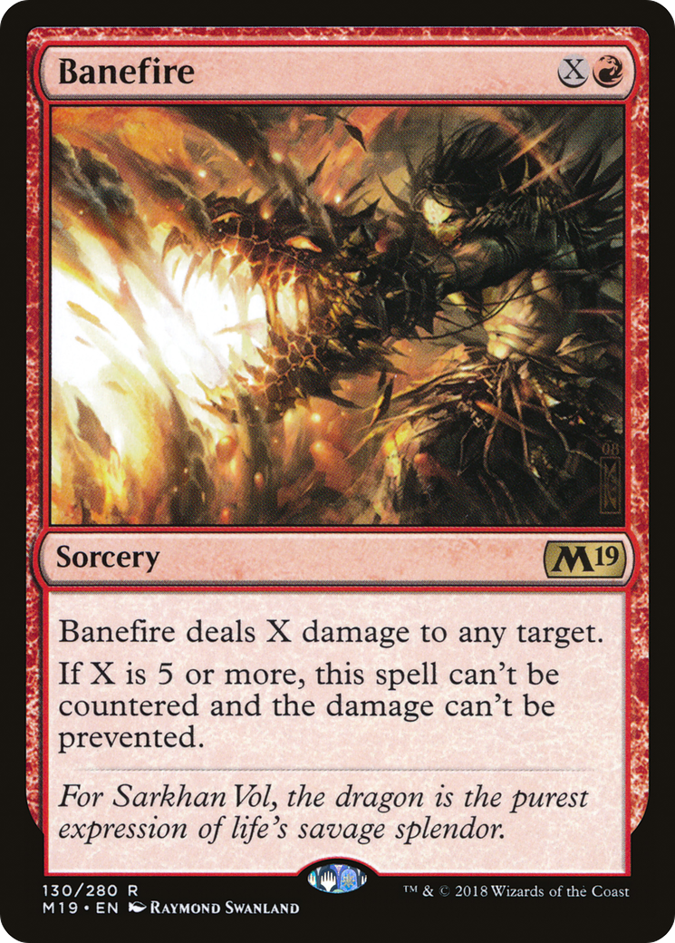 Banefire (130) - Core Set 2019