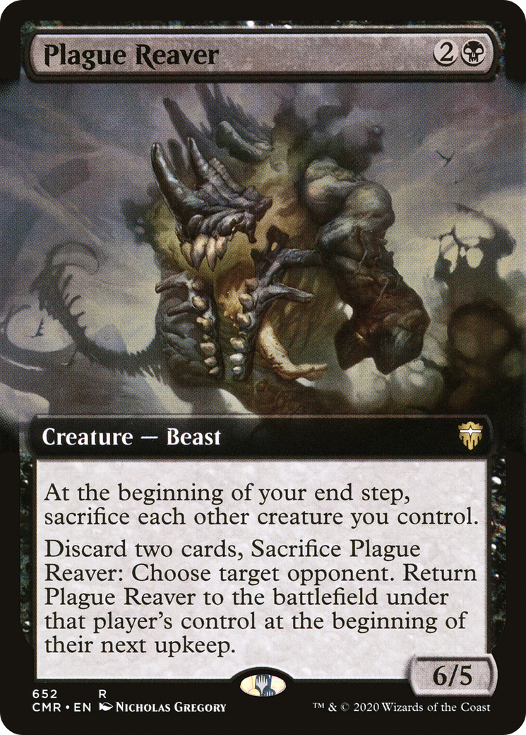 Plague Reaver (Extended Art) (652) - Commander Legends