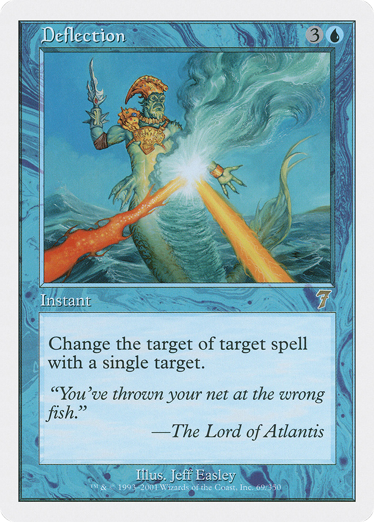Deflection (069) Foil - Seventh Edition