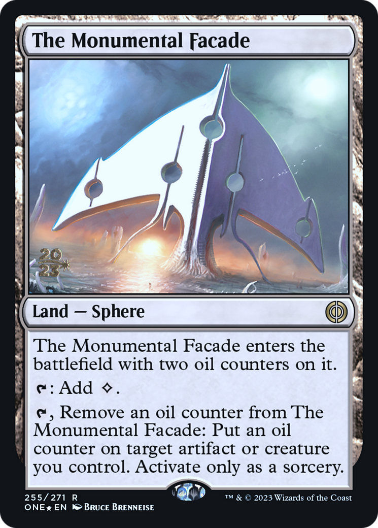The Monumental Facade (255) Foil - Phyrexia: All Will Be One Promos