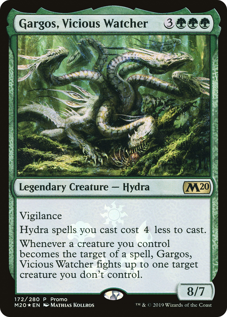Gargos, Vicious Watcher (172) Foil - Core Set 2020 Promos