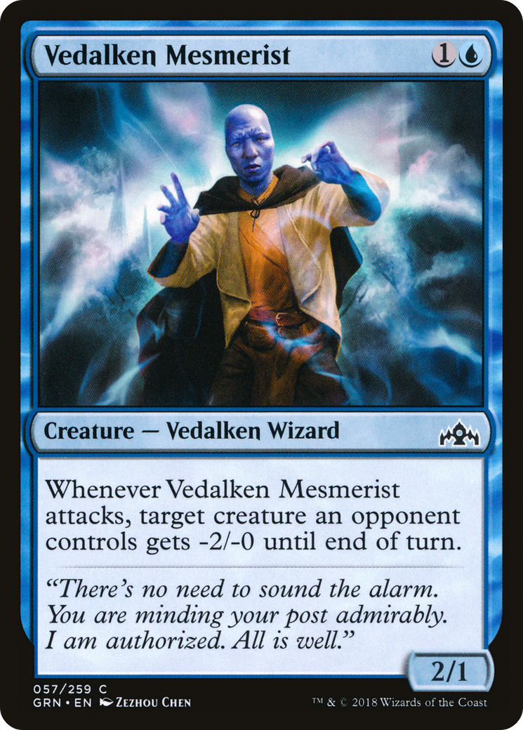 Vedalken Mesmerist (057) - Guilds of Ravnica