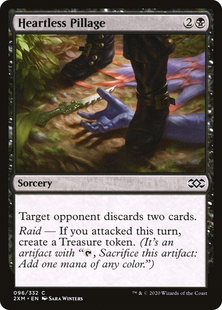 Heartless Pillage (096) Foil - Double Masters