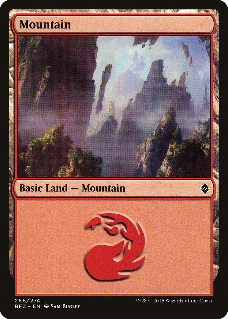Mountain (266) - Battle for Zendikar