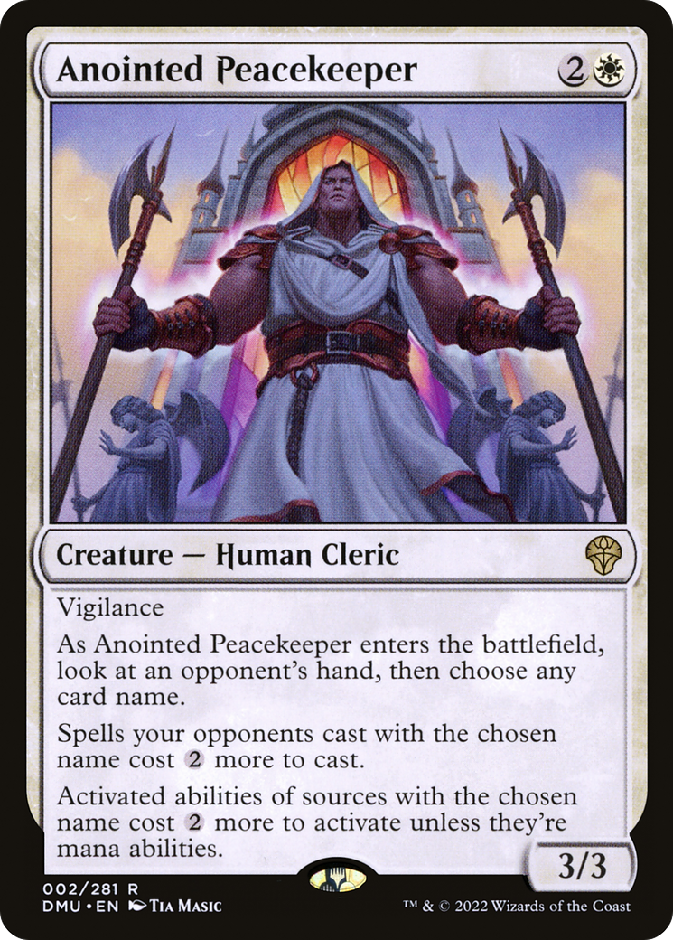 Anointed Peacekeeper (002) Foil - Dominaria United