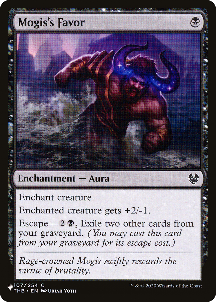 Mogis's Favor (THB-107) - The List
