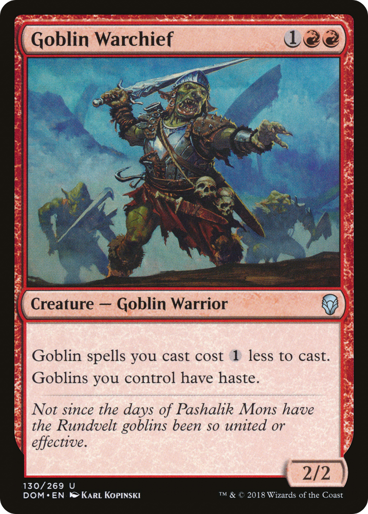 Goblin Warchief (130) - Dominaria