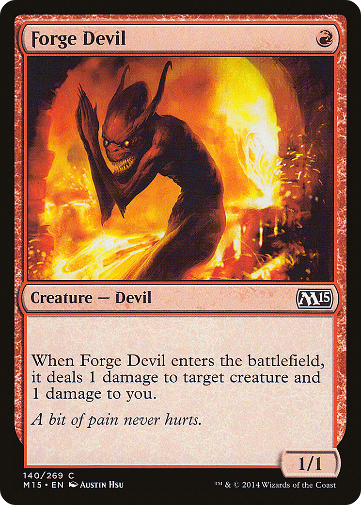 Forge Devil (140) Foil - Magic 2015