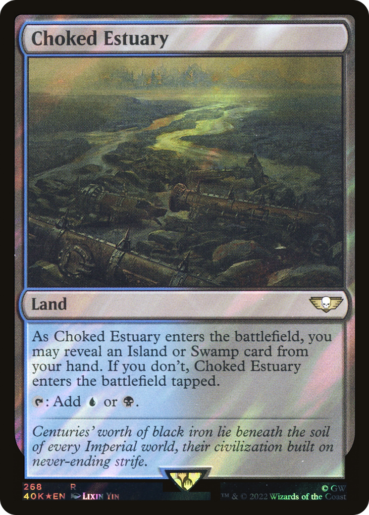 Choked Estuary (268) Surge Foil - Warhammer 40,000 Commander