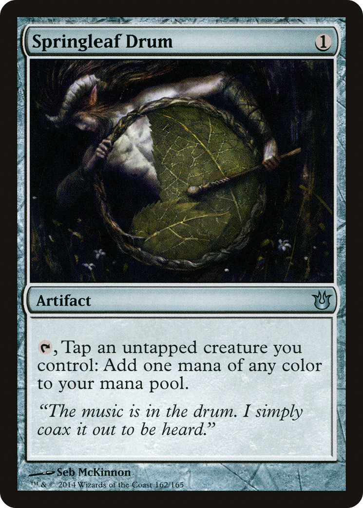 Springleaf Drum (162) Foil - Born of the Gods