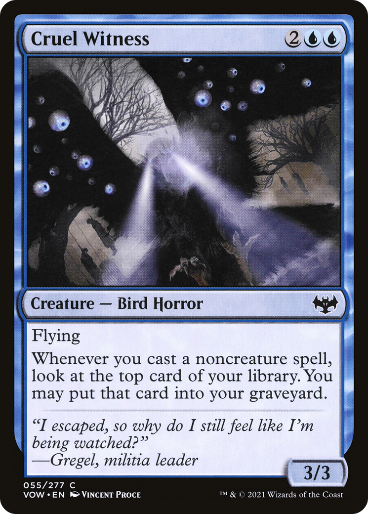 Cruel Witness (055) Foil - Innistrad: Crimson Vow