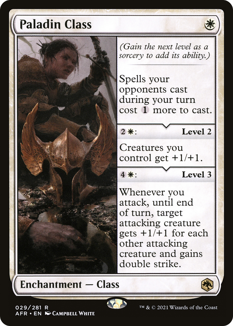 Paladin Class (029) Foil - Adventures in the Forgotten Realms