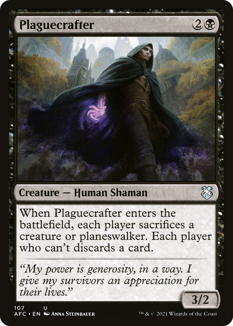 Plaguecrafter (107) - Forgotten Realms Commander