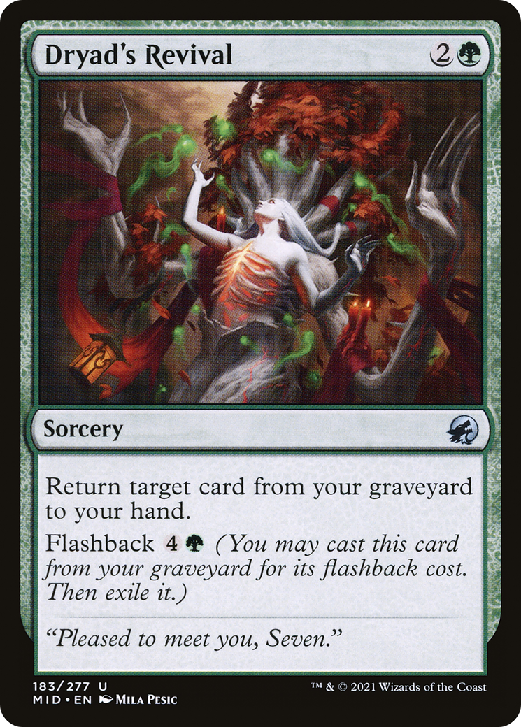 Dryad's Revival (183) Foil - Innistrad: Midnight Hunt