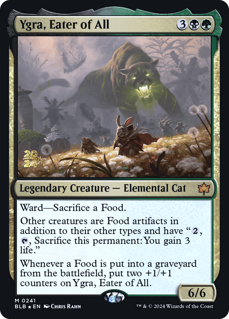 Ygra, Eater of All (241) Foil - Bloomburrow Promos