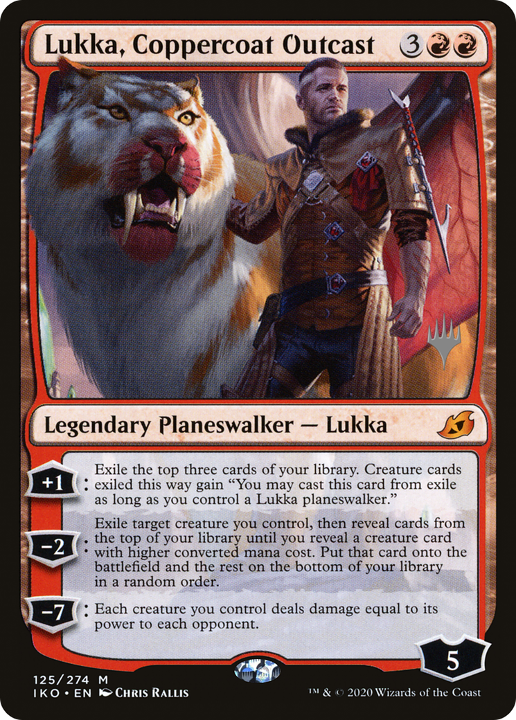 Lukka, Coppercoat Outcast (125) - Ikoria: Lair of Behemoths Promos