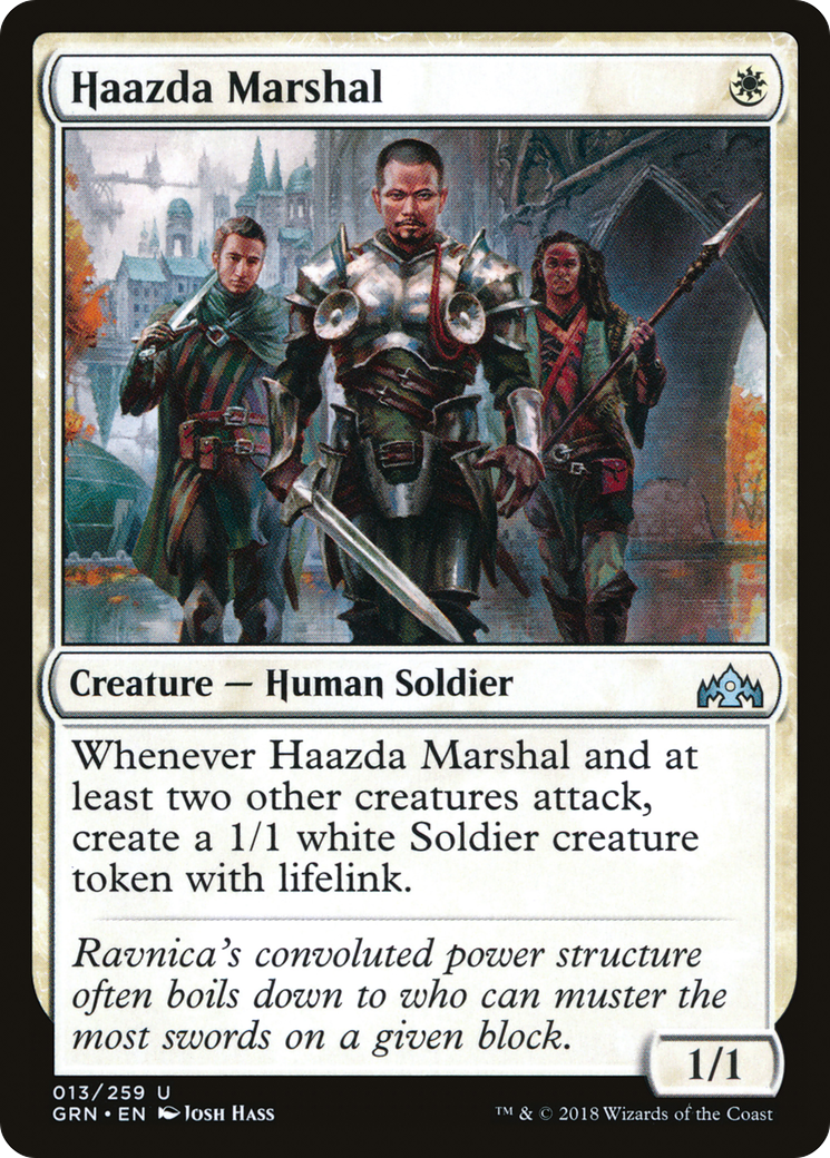 Haazda Marshal (013) Foil - Guilds of Ravnica