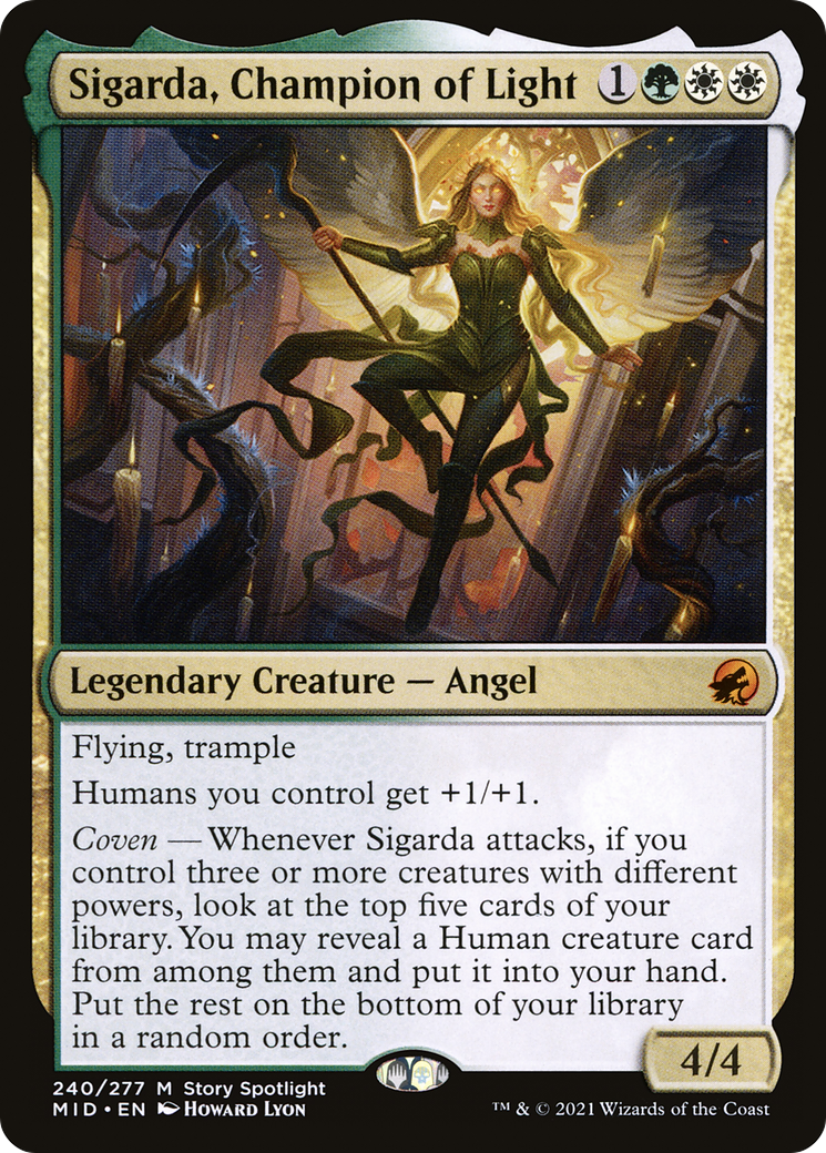Sigarda, Champion of Light (240) - Innistrad: Midnight Hunt