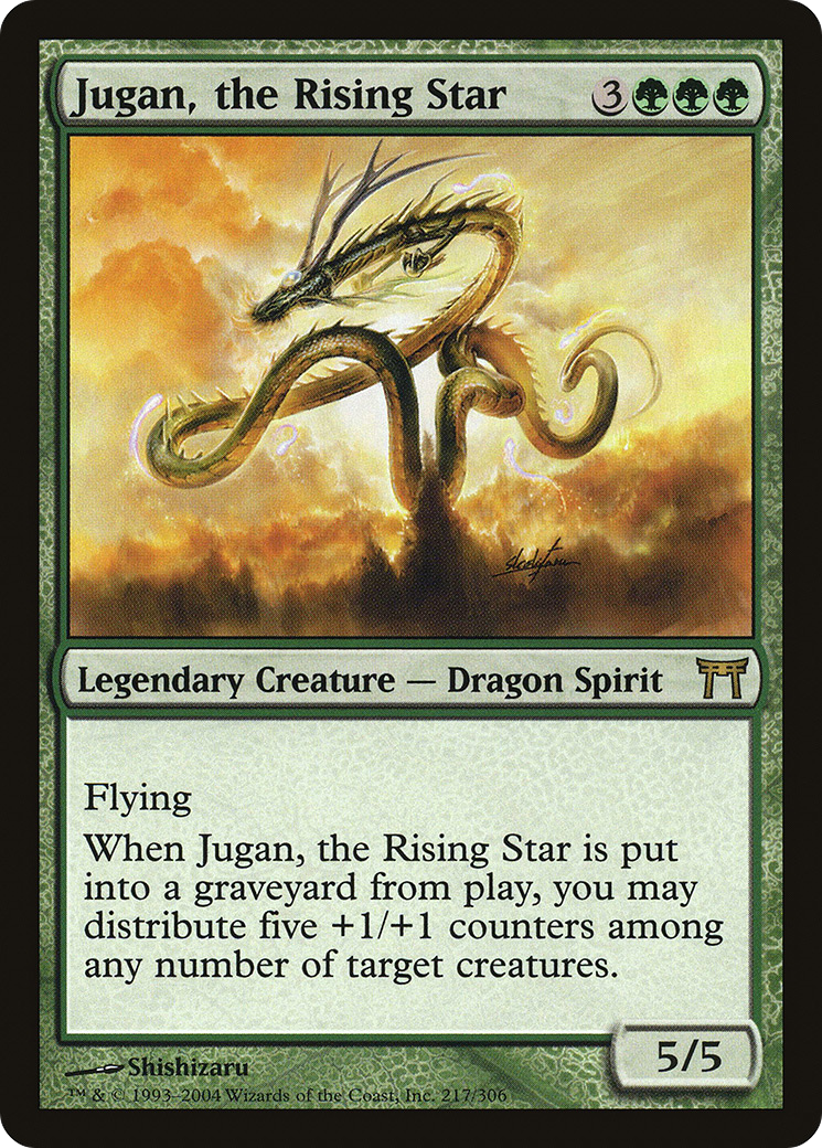 Jugan, the Rising Star (217) Foil - Champions of Kamigawa